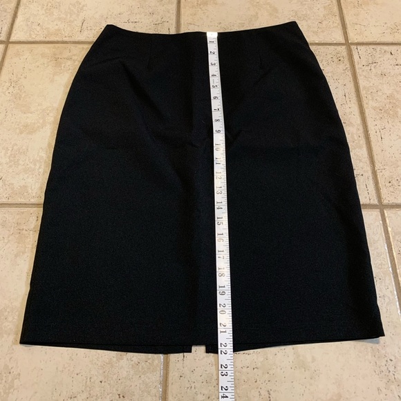 Vintage 90s Y2K Suzy Shier Black Mini Pencil Skirt Size 9 - Picture 5 of 5